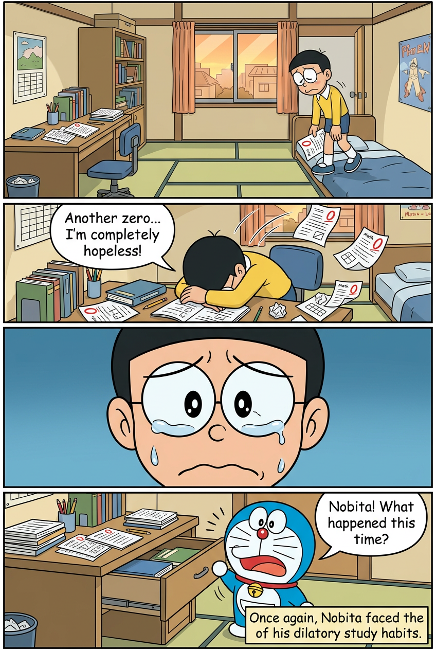 Doraemon and the Cumulative Crystal of Time