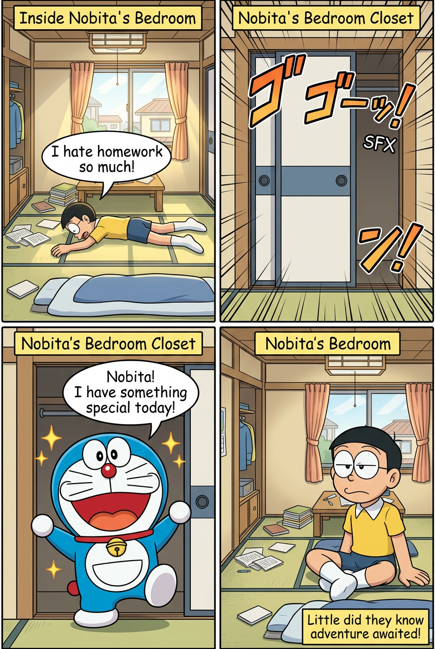 Doraemon and the Enigmatic Time Crystal